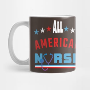 All American nurse Mug